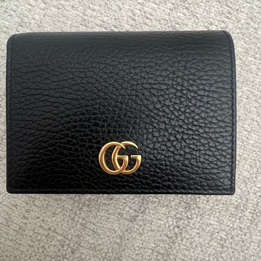 Gucci Leather Card Case Wallet (Women’s)